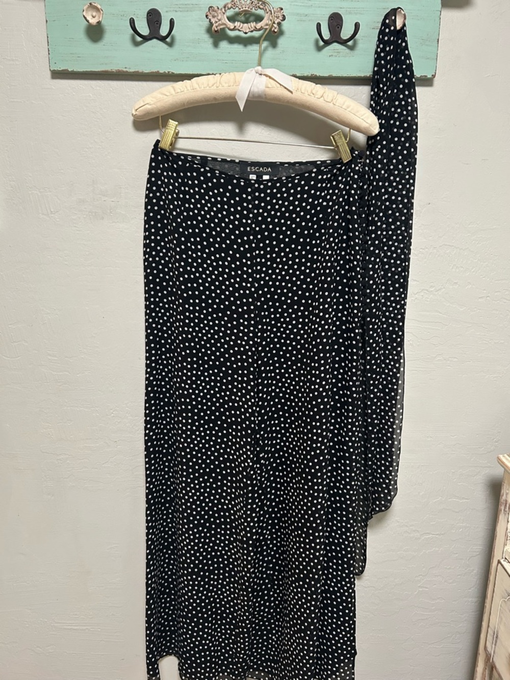 Escada 100% Silk Palazzo Pants